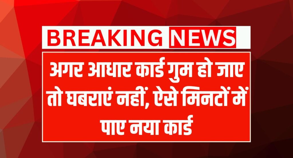 New Aadhaar Card