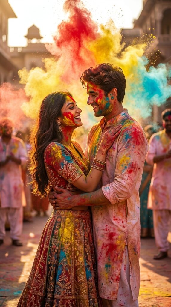 happy holi ai photo editing